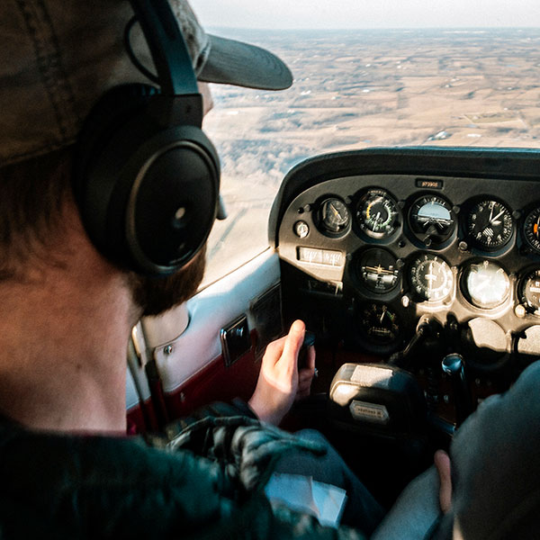 New pilot on a discovery flight